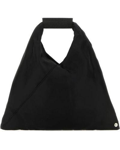 MM6 by Maison Martin Margiela Black Viscose Japanese Handbag