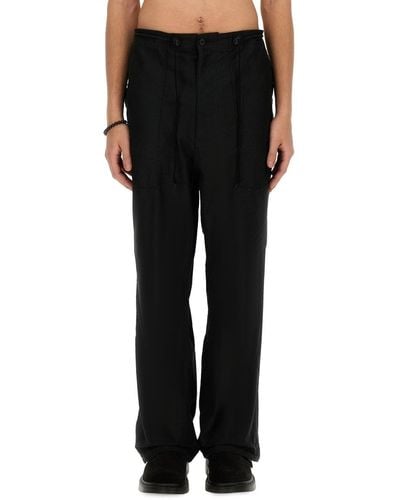 Needles Trousers With Elastic - Black