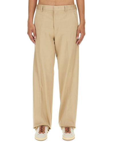 Lanvin Twisted Chino Trousers - Natural