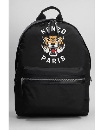 KENZO Backpack In Black Polyester