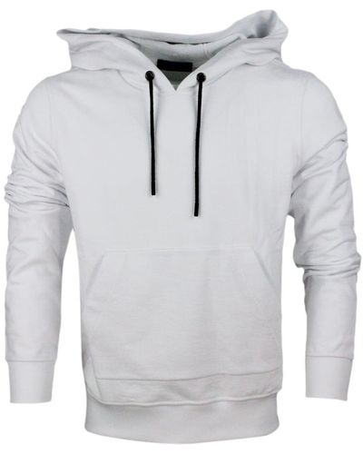 Kiton Crew Neck Sweatshirt With Long Sleeve Hood - Gray