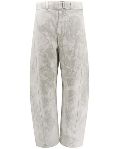 Lemaire Twisted Belted Pants - Gray