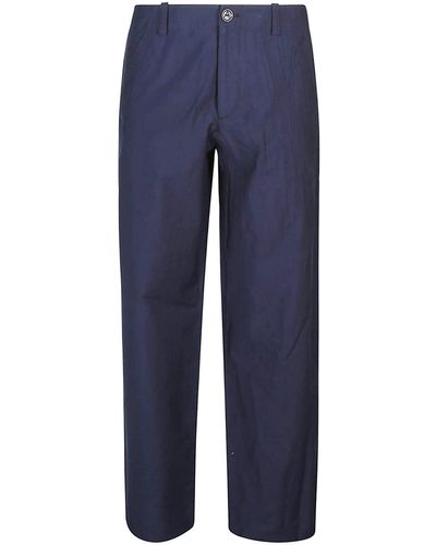 A.P.C. Mathurin Straight-Leg Tailored Trousers - Blue