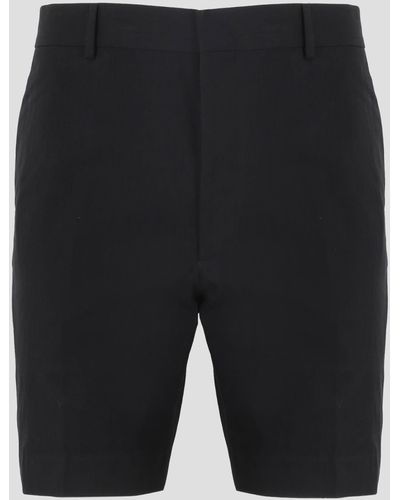 Fendi Cotton Shorts - Black