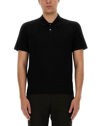 Theory Regular Fit Polo Shirt - Black