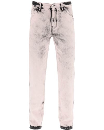 OAMC Stone-Washed Straight-Leg Jeans - Multicolor