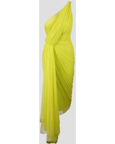 Maria Lucia Hohan Imani Midi Dress - Yellow