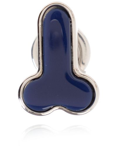 JW Anderson Brass Earring - Blue