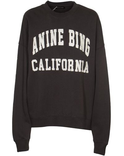 Anine Bing Logo Print Sweatshirt - Black