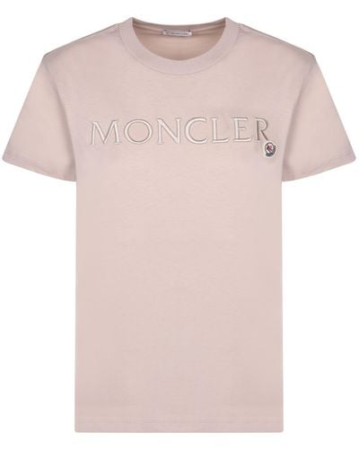Moncler T-Shirts - Pink