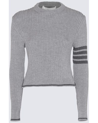 Thom Browne Wool Knitwear - Gray