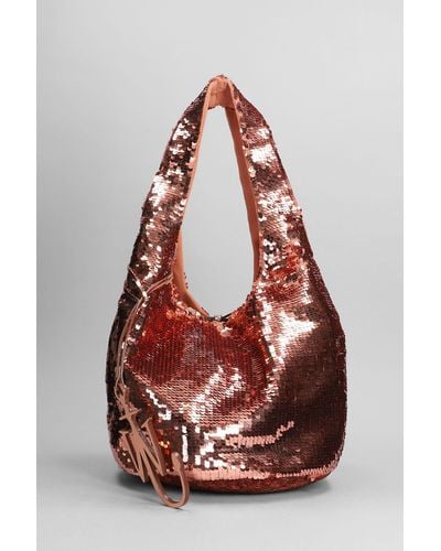 JW Anderson Sequin Hand Bag - Red