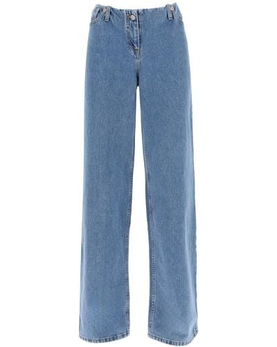 Magda Butrym Low Waist baggy Jeans - Blue