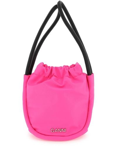 Ganni 'knot'mini Bag - Pink