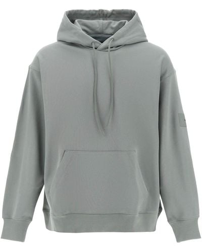 Y-3 Y 3 Hoodie In Cotton French Terry - Gray