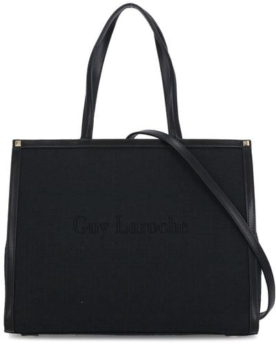 Guy Laroche Logoed Shoulder Bag - Black