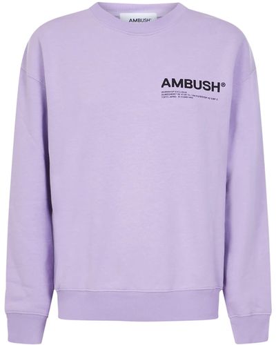 Ambush Workshop Sweatshirt - Purple