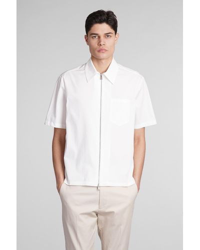 Low Brand Shirt Zip S143 Shirt - White