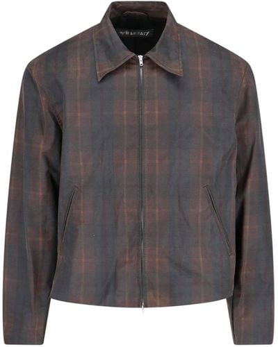 Our Legacy Check Jacket - Gray