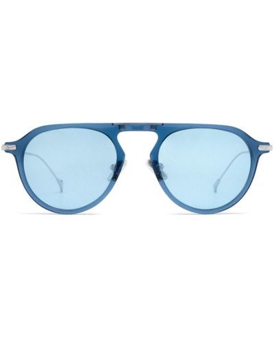 Eyepetizer Steven Transparent Sunglasses - Blue