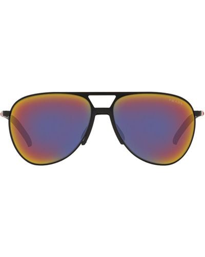 Prada Linea Rossa Ps 51Xs Matte Sunglasses - Purple