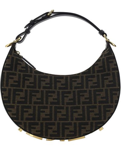 Fendi Graphy Small Handbag - Black