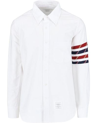 Thom Browne 4-Bar Shirt - White