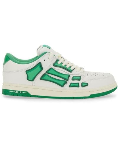 Amiri Chunky Skeleton Low Top Sneakers, , 100% Rubber - Green