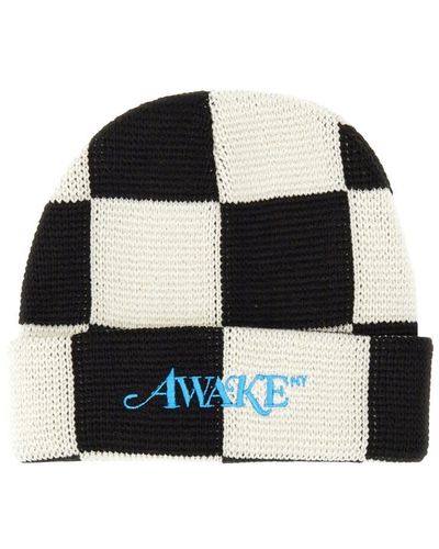 AWAKE NY Beanie Hat With Logo - Black