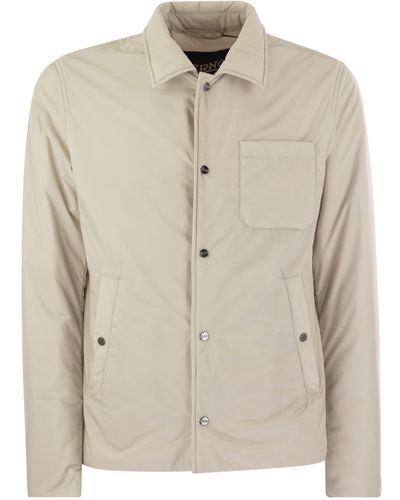 Herno Shirt Cut Jacket - Natural
