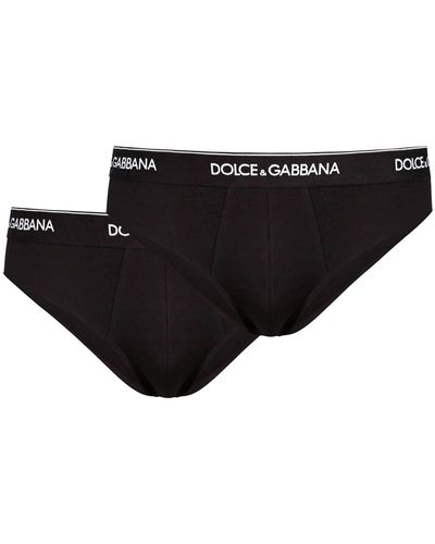 Dolce & Gabbana Underwear Briefs Bi-Pack - Black