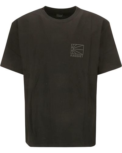 Rassvet (PACCBET) Mini Logo Tee Shirt Knit - Black