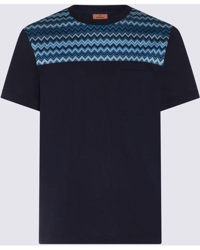 Missoni Cotton T-Shirt - Blue