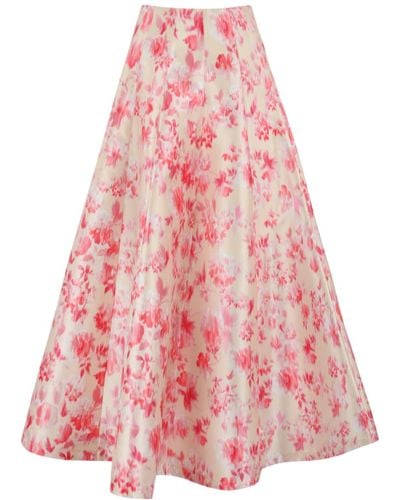 Philosophy Di Lorenzo Serafini Radzmir Skirt With Floral Print - Pink