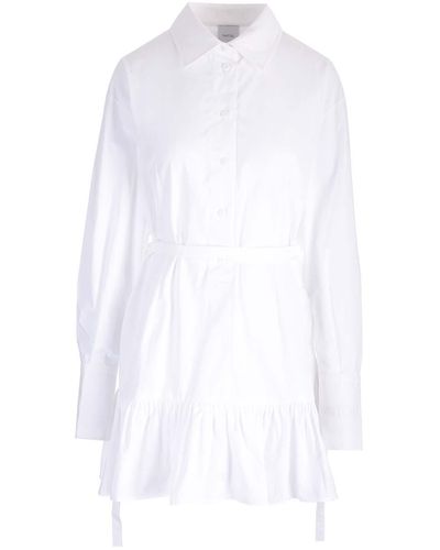 Patou Poplin Mini Dress - White