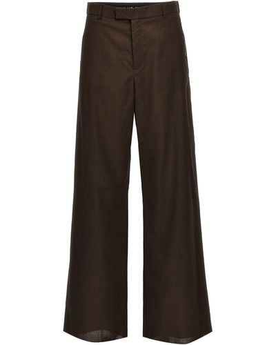 Martine Rose Houndstooth Pants - Brown