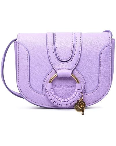 See By Chloé Hana Small Lilac Leather Bag - Purple