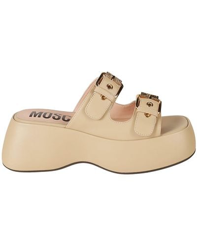 Moschino Dolly75 Sandals - Natural