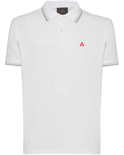 Peuterey Short-Sleeved Polo Shirt - White