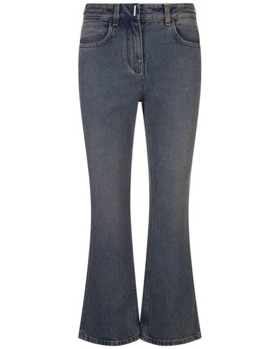 Givenchy Medium Denim Jeans With Boot Cut - Blue