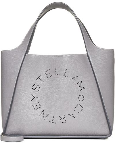 Stella McCartney Logo Alter-nappa Tote Bag - Gray