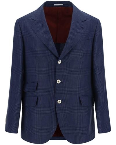 Brunello Cucinelli Blazer Jacket - Blue