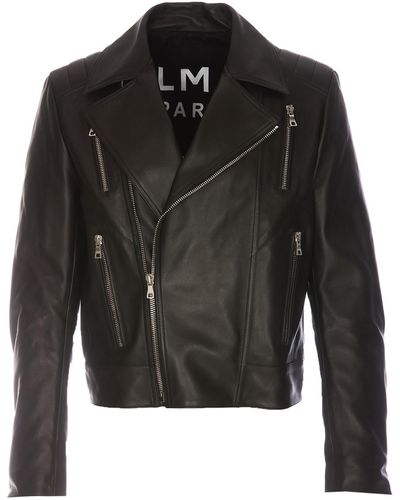 Balmain Leather jackets for Men | Online Sale up to 60% off | Lyst