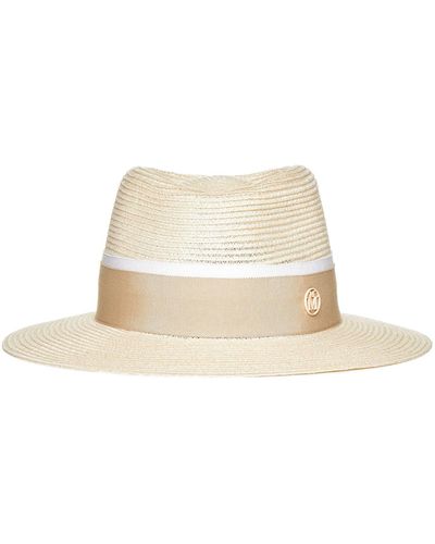 Maison Michel Andre Straw Hat - White