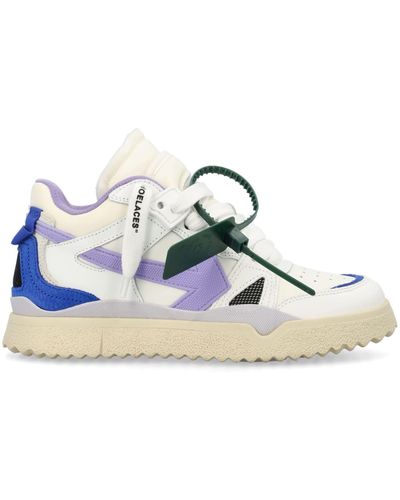 Off-White c/o Virgil Abloh Mid Top Sponge Sneakers - Blue