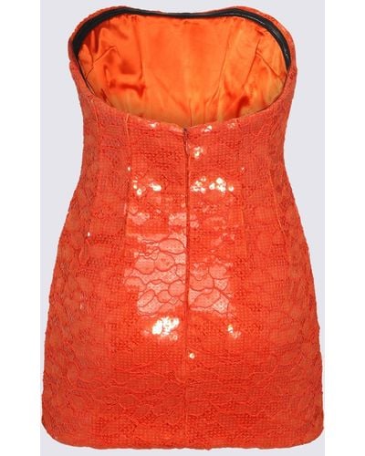 LAQUAN SMITH Viscose Blend Dress - Orange