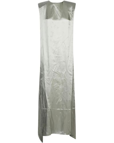 Vetements Long-Length Oversized Dress - Gray