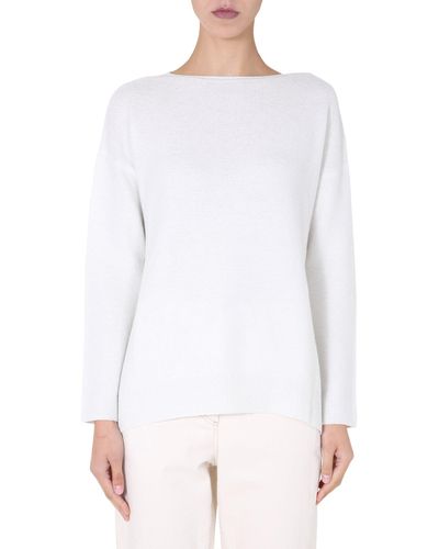 Fabiana Filippi Oversize Fit Sweater - White