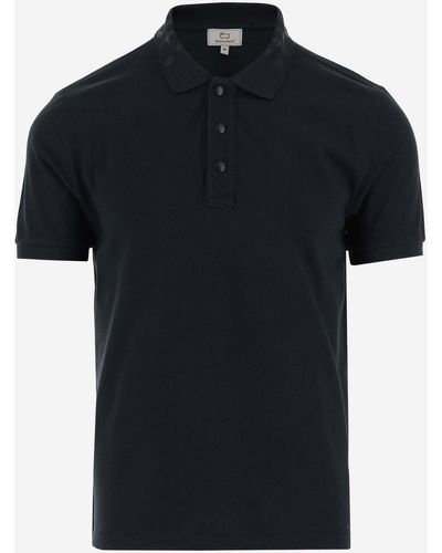 Woolrich Stretch Cotton Polo Shirt - Black