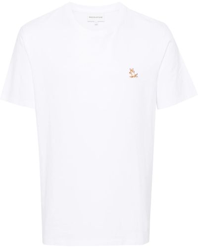Maison Kitsuné Fox Patch T-Shirt - White